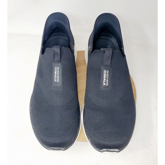 Skechers Slip-ins Go Walk 6 Shoes Mens 10.5 WW WIDE Hands Free Sneaker Loafer - Picture 4 of 14